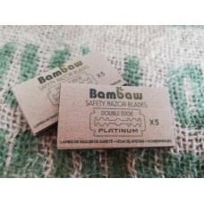 Bambaw Metal Safety Razor - BLADES X 5